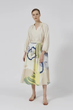 Coast Wrap Midi Skirt