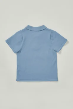 Collared Knit Top