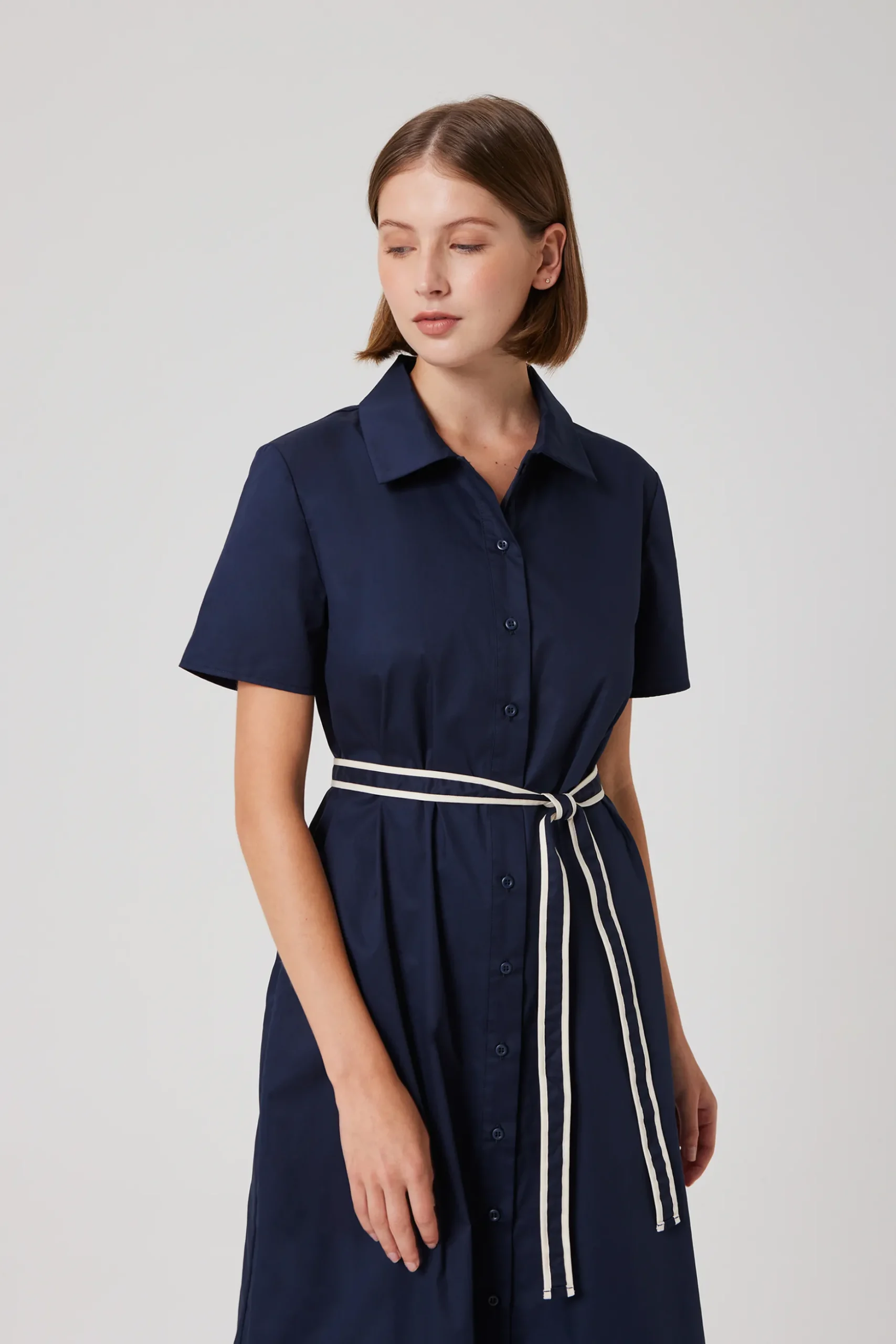 Collared Shirt Dress