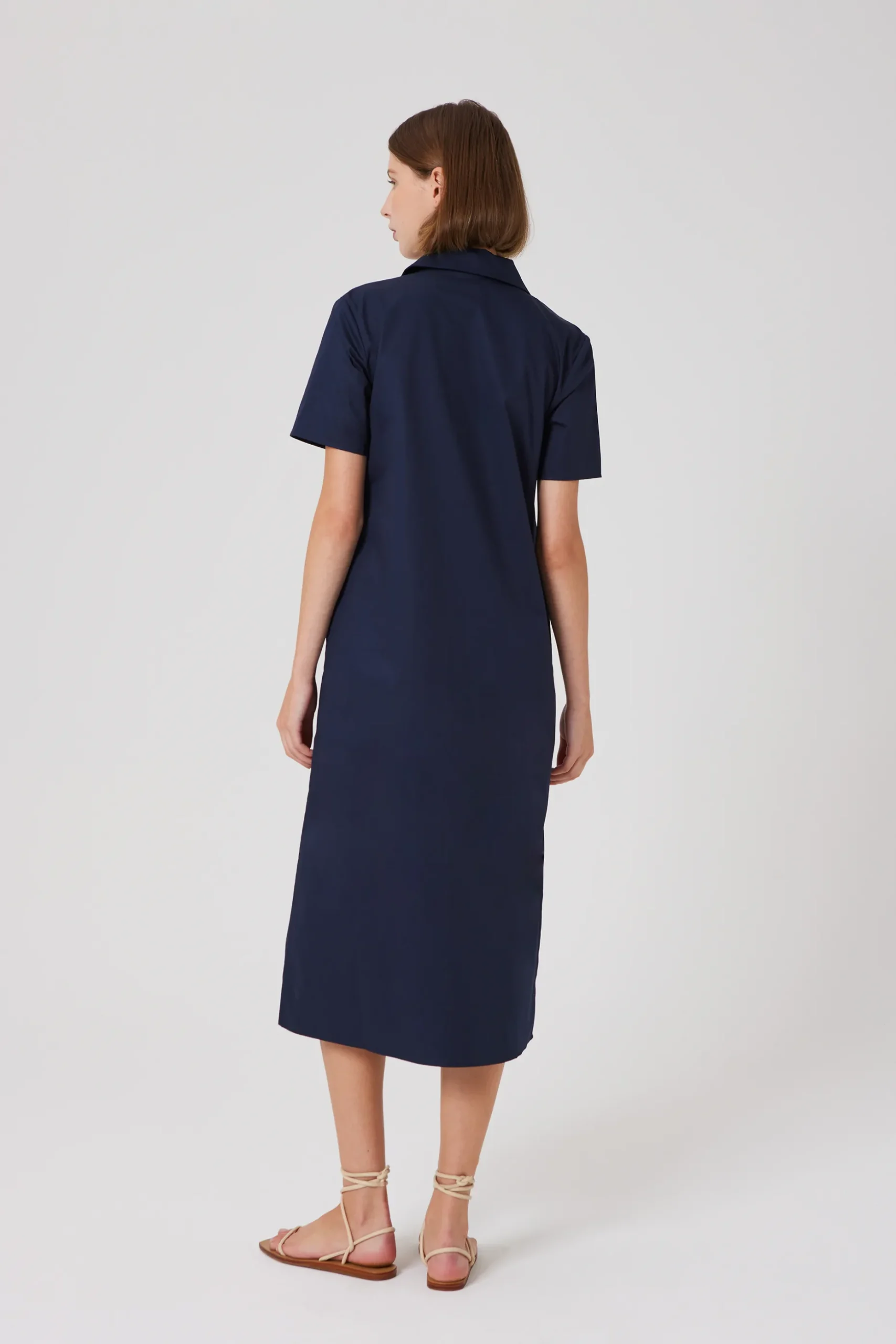 Collared Shirt Dress