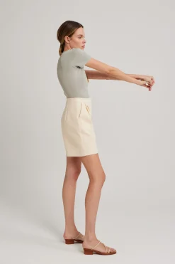 Contrast Collar Knit Top
