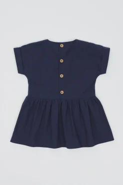 Contrast Pocket Relaxed Dress