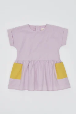 Contrast Pocket Relaxed Dress