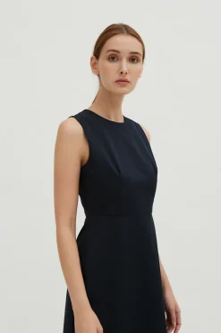 Cotton Bell Midi Dress