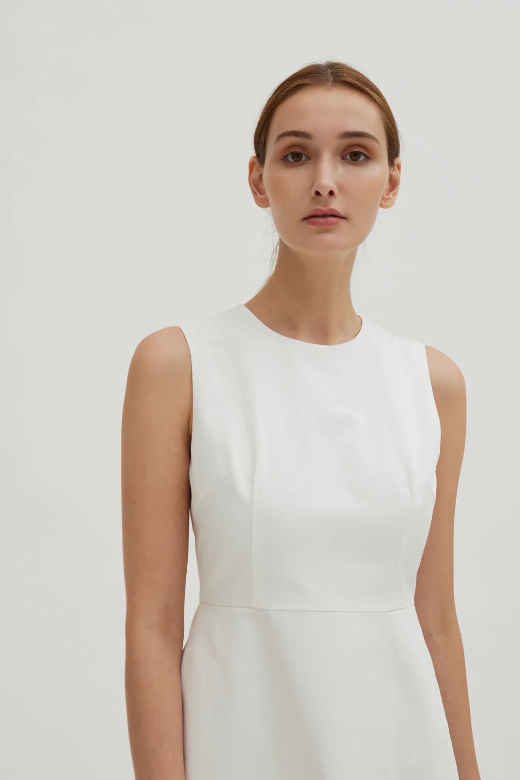 Cotton Bell Midi Dress