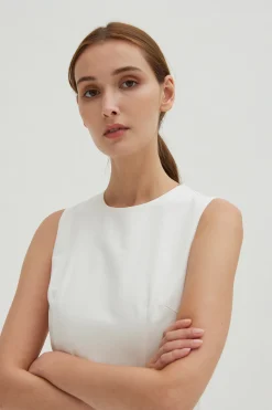 Cotton Bell Midi Dress