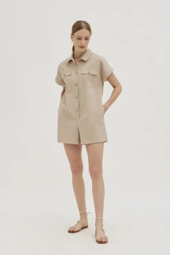 Cotton Boxy Romper