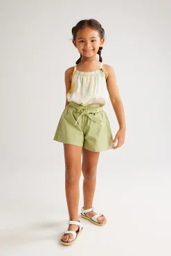Cotton Boxy Shorts