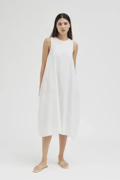 Cotton Cocoon Midi Dress