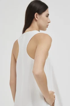 Cotton Cocoon Midi Dress