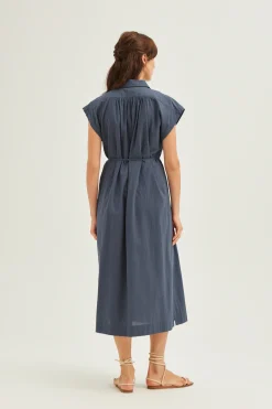 Cotton Gathered Dress