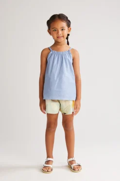 Cotton Gathered Tent Top