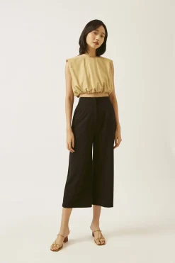Cotton Gathered Two-Way Top