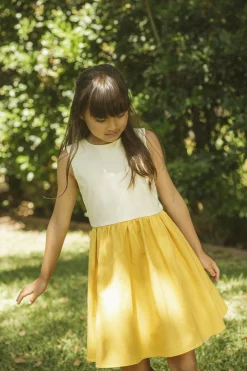 Cotton Jersey Gathered Dress