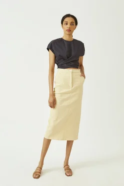 Cotton Wrap Top