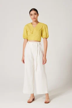 Cotton Wrap Top