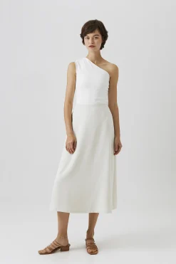 Crepe High-Waisted Skirt