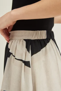 Dialogue Tiered Midi Skirt