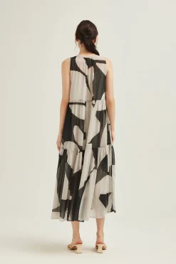 Dialogue Tiered Tent Dress