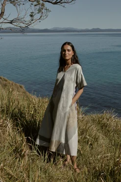 Dusk V-Neck Relaxed Dress