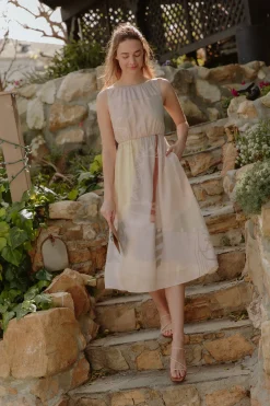Estate Scoop-Back Midi Dress