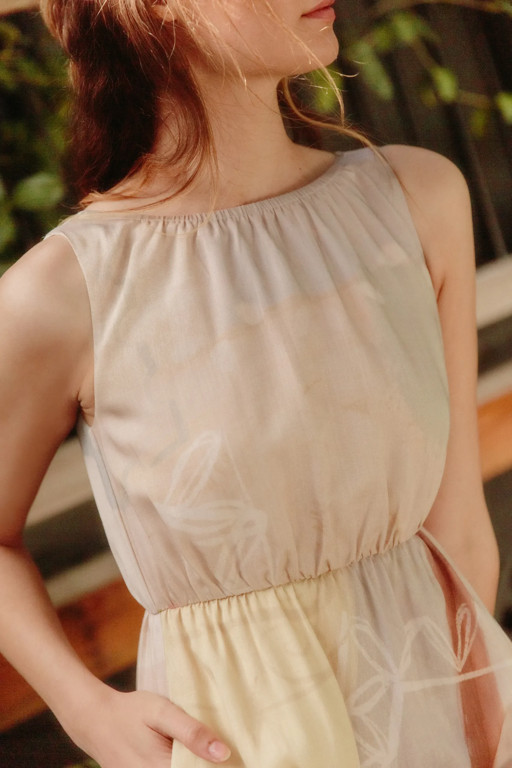 Estate Scoop-Back Midi Dress