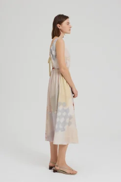 Estate Scoop-Back Midi Dress