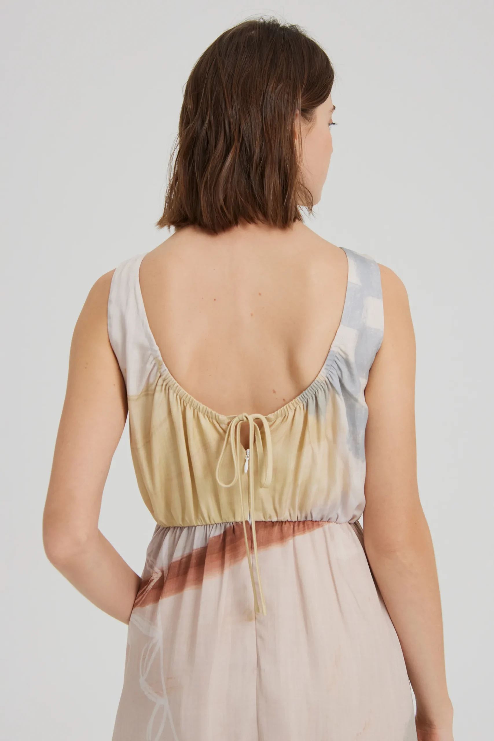Estate Scoop-Back Midi Dress