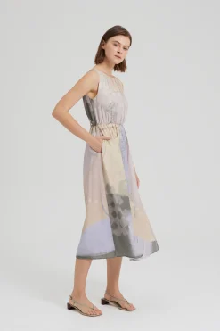 Estate Scoop-Back Midi Dress