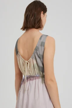 Estate Scoop-Back Midi Dress