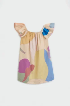 Fairground Flutter Sleeve Dress