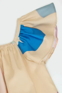 Fairground Flutter Sleeve Dress