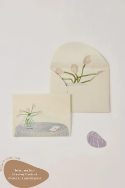 Flowers on a Table Greeting Card Set