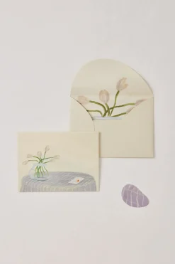 Flowers on a Table Greeting Card Set