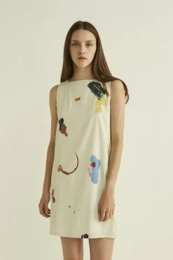 Fragments Shift Dress