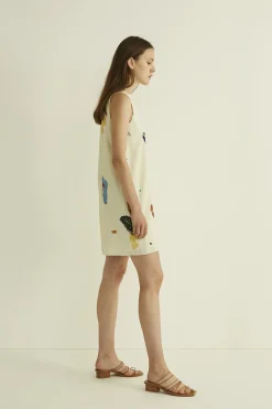 Fragments Shift Dress