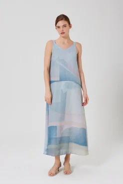 Frame Drop Waist Tent Dress