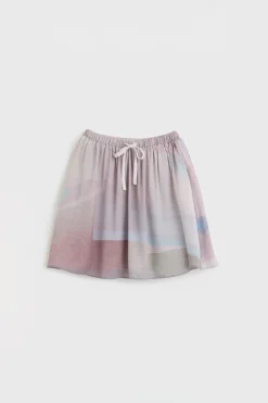 Frame Gathered Skirt