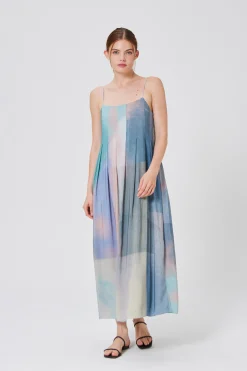 Frame Pleated Tent Dress
