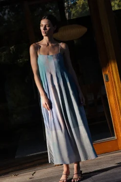 Frame Pleated Tent Dress