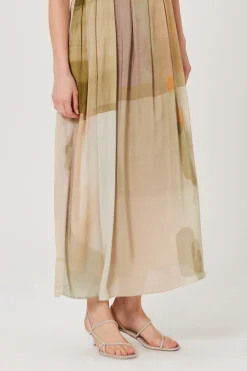 Frame Pleated Tent Dress