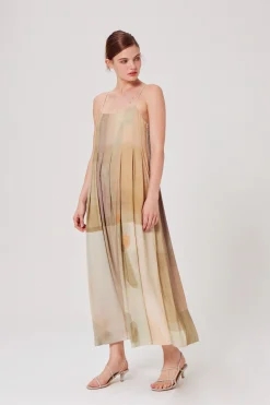 Frame Pleated Tent Dress