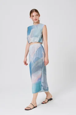 Frame Smocked Crop Top