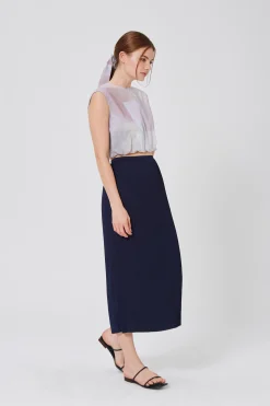 Frame Smocked Crop Top
