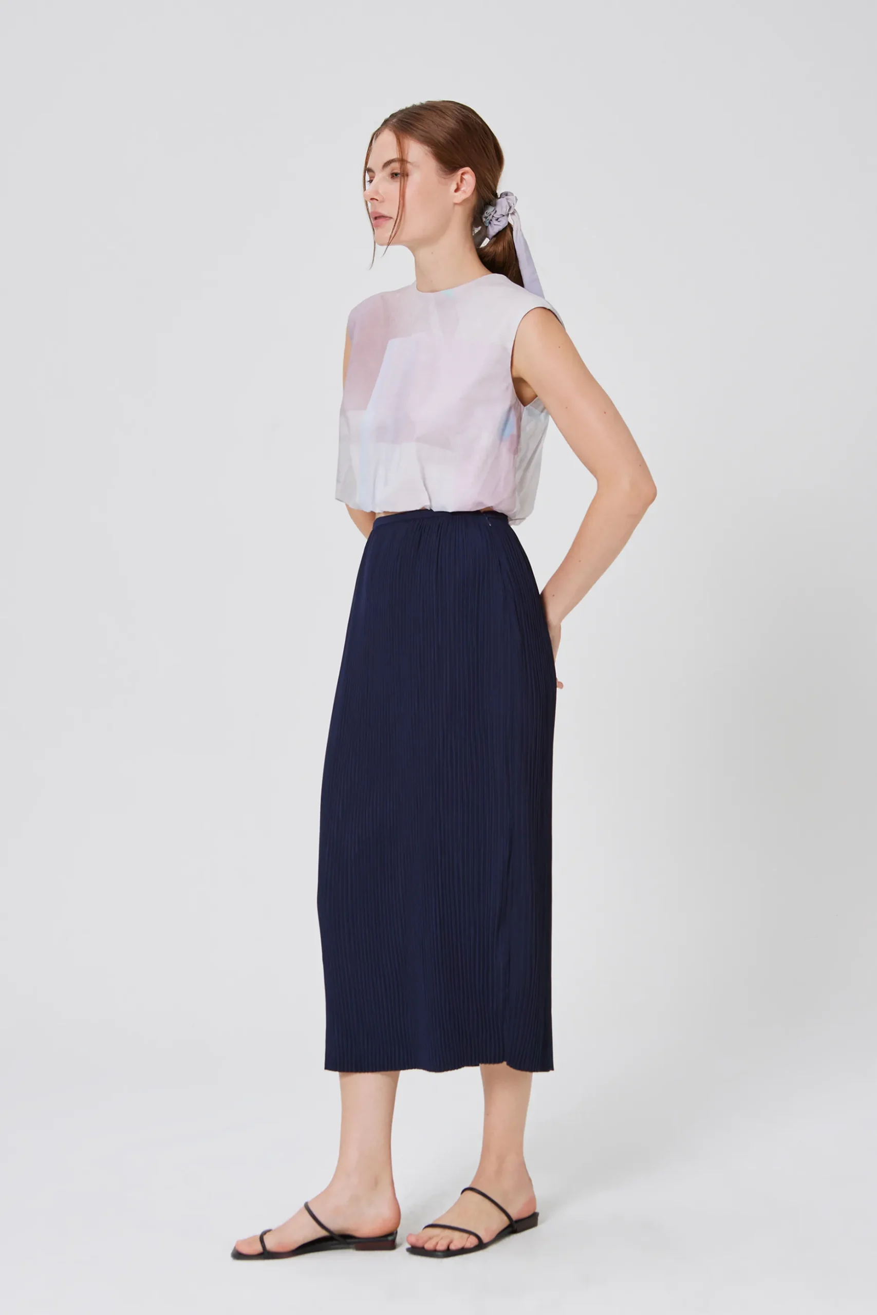 Frame Smocked Crop Top