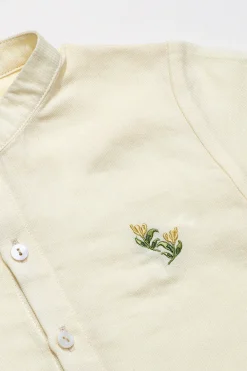 Garden Embroidered Boy’s Shirt