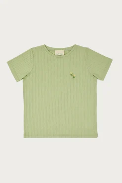 Garden Embroidered Knit Tee