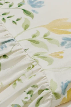 Garden Flutter Sleeve Dress