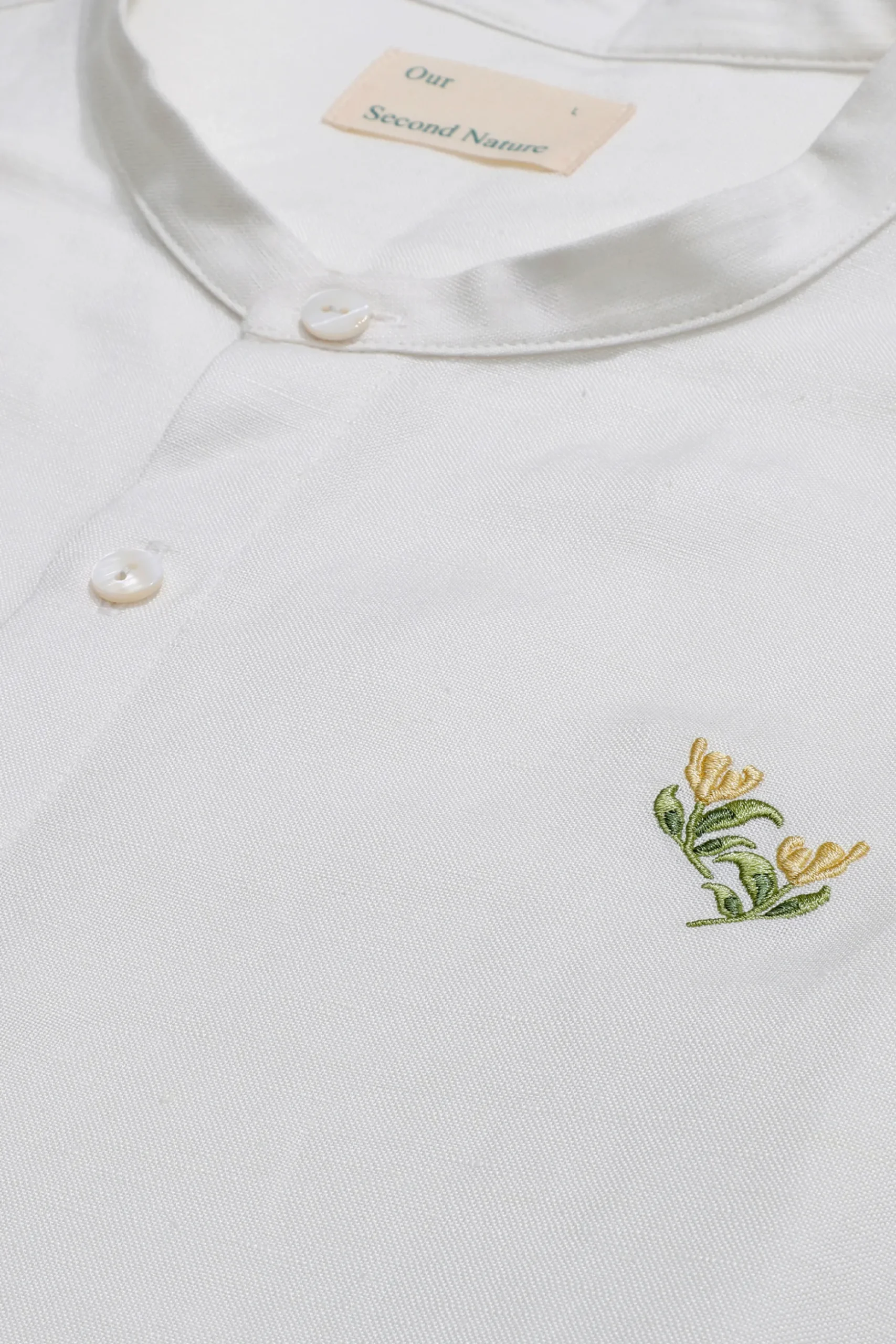 Garden Mandarin Collar Shirt
