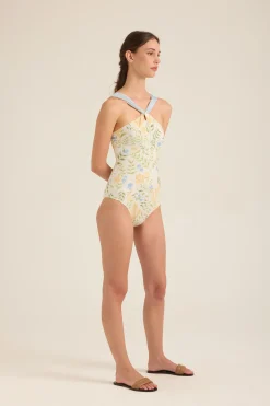 Garden Twist Knot Swimsuit